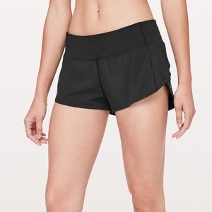 Black Lululemon size 4 speed short